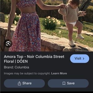 ISO DÔEN Floral Amora Top and Skirt Set - any color/pattern XXS